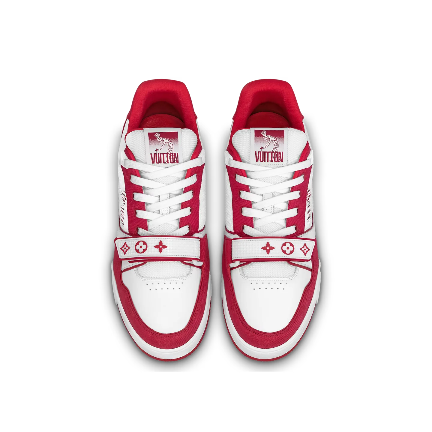 Louis Vuitton Trainer Rojo Monogram Denim
