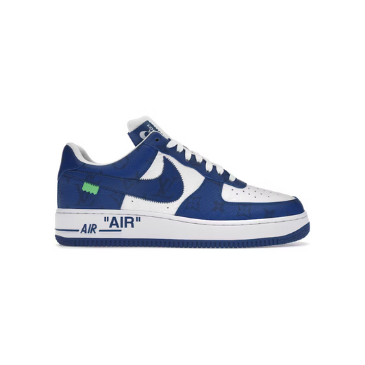 Louis Vuitton Nike Air Force 1 Low By Virgil Abloh en blanco y azul real