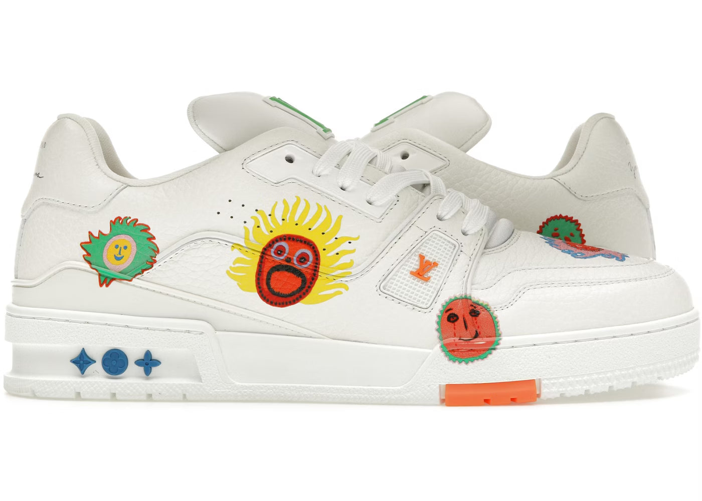 Louis Vuitton x Yayoi Kusama Sneak Blanco Estampado