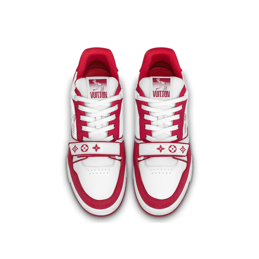 Louis Vuitton Trainer Rojo Monogram Denim